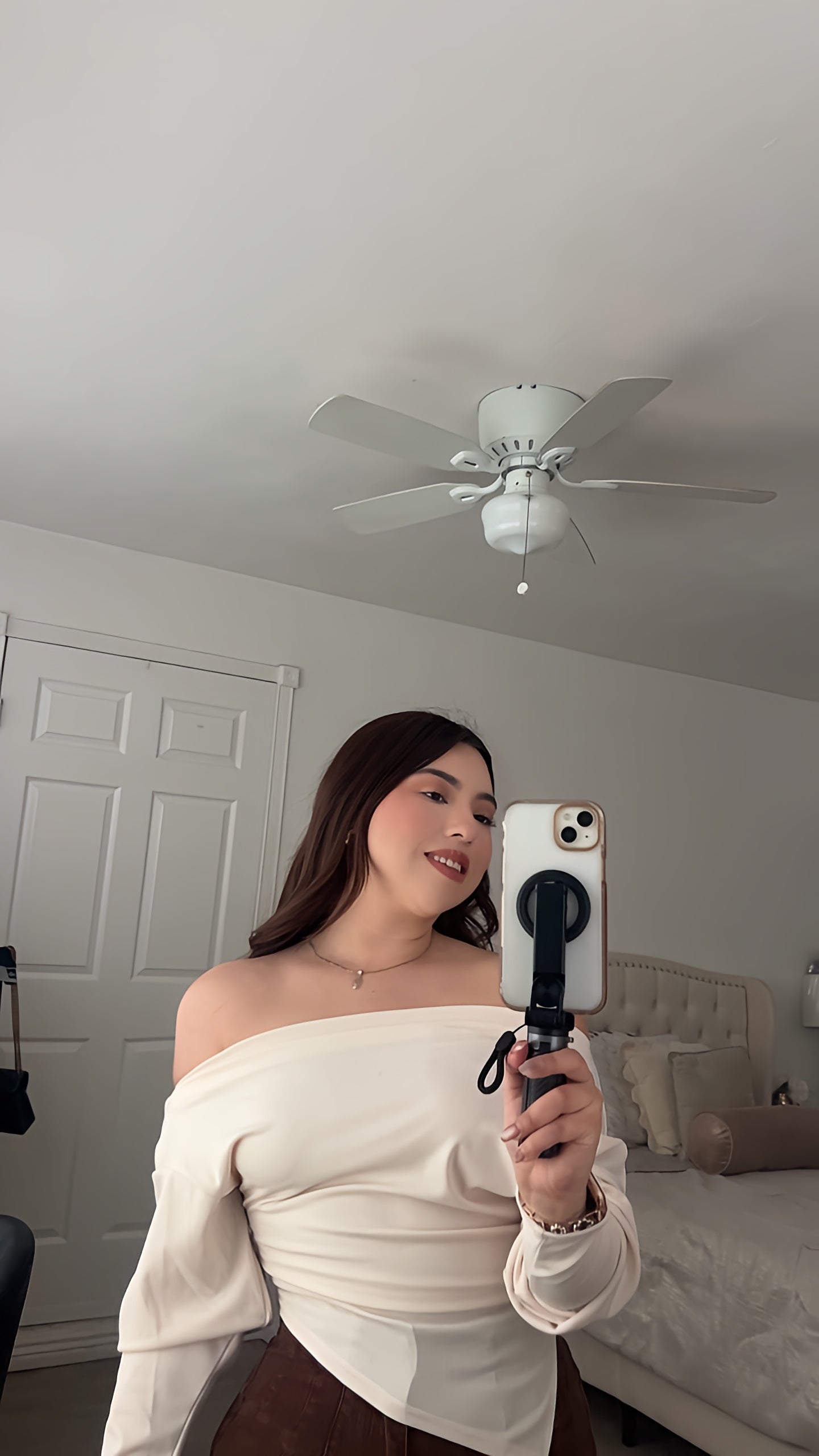 One shoulder long sleeve shirt✨