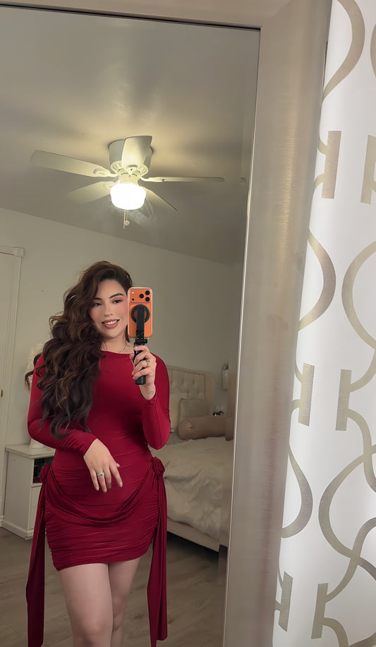 Vino Tinto Dress 🍷